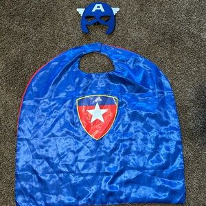 Set of 4 Toddler superhero mask and cape